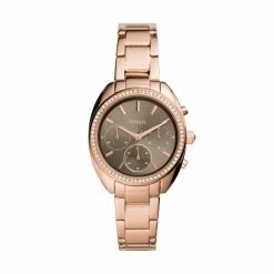 Cheapest ⌛ Fossil 👩 Women's Vale Chronograph, Rose Gold-Tone Stainless Steel ⌚ Watch ✨