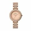Outlet 🌟 Fossil 👩 Women's Karli Three-Hand, Rose Gold-Tone Stainless Steel ⌚ Watch 👍