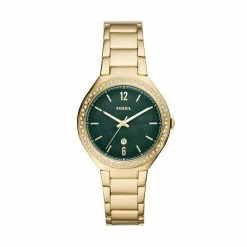 Coupon 🎁 Fossil 👩 Women's Ashtyn Three-Hand Date, Gold-Tone Stainless Steel ⌚ Watch 👏