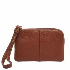 Cheapest ✨ Fossil 👩 Women's Sofia Leather Wristlet 🔥