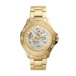 Brand new 🤩 Fossil Men's Bannon Automatic, Gold-Tone Stainless Steel ⌚ Watch 🔥