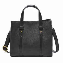 Outlet ✨ Fossil 👩 Women's Kingston Leather Satchel Bag 👍