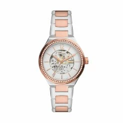 Deals 🎁 Fossil 👩 Women's Eevie Automatic, Stainless Steel ⌚ Watch 🎁