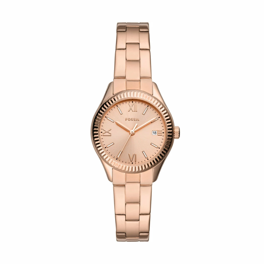 Promo π Fossil π© Women's Rye Three-Hand Date, Rose Gold-Tone Stainless Steel β Watch β€οΈ 2 Promo π Fossil π© Women's Rye Three-Hand Date, Rose Gold-Tone Stainless Steel β Watch β€οΈ