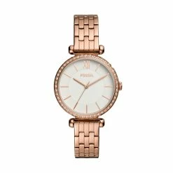 Deals ✨ Fossil 👩 Women's Tillie Three-Hand, Rose Gold-Tone Stainless Steel ⌚ Watch 🧨