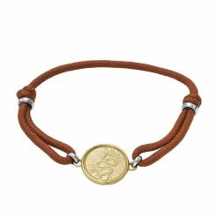 Hot Sale 😉 Fossil Men's Sawyer Two-Tone Stainless Steel Snake Bracelet ✨