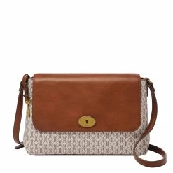Outlet β¨ Fossil π© Women's Gabriella Printed PVC Medium Flap Crossbody π§¨