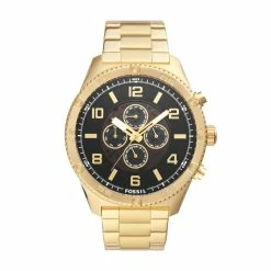 Best Sale 😀 Fossil Men's Brox Automatic, Gold-Tone Stainless Steel ⌚ Watch 👍