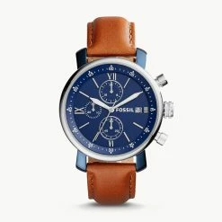 Promo 👍 Fossil Men's Rhett Chronograph, Two-Tone Stainless Steel ⌚ Watch 💯