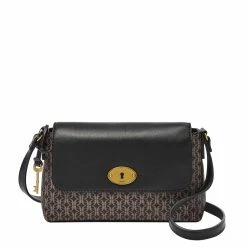 Cheapest 🤩 Fossil 👩 Women's Gabriella Printed PVC Small Flap Crossbody 😍
