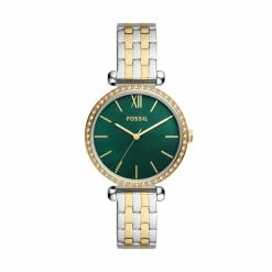 New 🔔 Fossil 👩 Women's Tillie Three-Hand, Two-Tone Stainless Steel ⌚ Watch 🛒