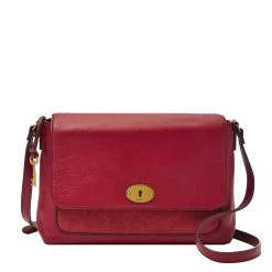 Hot Sale ❤️ Fossil 👩 Women's Gabriella Leather Flap Crossbody 🔥