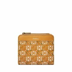 Outlet 🎁 Fossil 👩 Women's Jori Printed PVC RFID Bifold 🛒