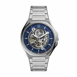 Outlet 🔔 Fossil Men's Evanston Automatic, Stainless Steel ⌚ Watch ✔️