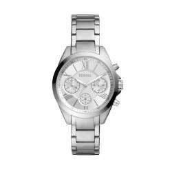 Brand new 👏 Fossil 👩 Women's Modern Courier Midsize Chronograph, Stainless Steel ⌚ Watch 🧨