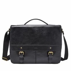 Coupon 🤩 Fossil Men's Miles Leather Messenger ⭐