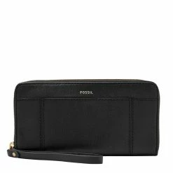 Budget β€οΈ Fossil π© Women's Jori Leather RFID Zip Clutch π