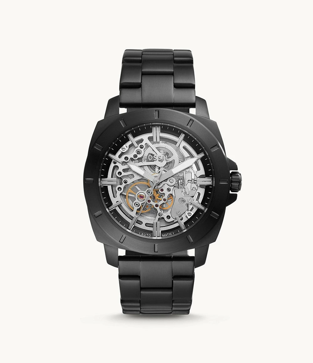 New ⌛ Fossil Men's Privateer Sport Automatic, Black-Tone Stainless Steel ⌚ Watch ✨ 3 New ⌛ Fossil Men's Privateer Sport Automatic, Black-Tone Stainless Steel ⌚ Watch ✨