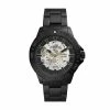 Coupon ⌛ Fossil Men's Bannon Automatic, Black-Tone Stainless Steel ⌚ Watch ⭐