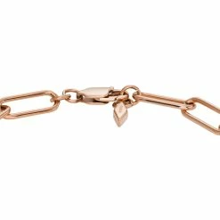 New 🔥 Fossil 👩 Women's Rose Gold-Tone Stainless Steel Chain Bracelet ⌛ -Cheap Fossil Store d9c99eb1af8d47ea836610bd9c242592 1080x