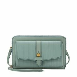 Discount 💯 Fossil 👩 Women's Faye Leather Wallet on String 🔔