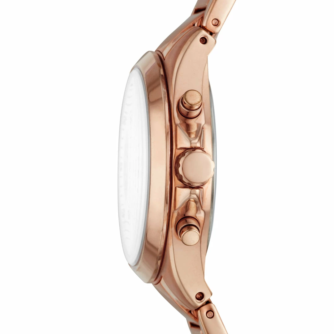 Hot Sale β Fossil π© Women's Modern Courier Midsize Chronograph, Rose Gold-Tone Stainless Steel β Watch π€© 4 Hot Sale β Fossil π© Women's Modern Courier Midsize Chronograph, Rose Gold-Tone Stainless Steel β Watch π€© - Image 2