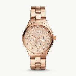 Brand new 😀 Fossil 👩 Women Modern Sophisticate Multifunction, Rose Gold-Tone Stainless Steel ⌚ Watch 😀