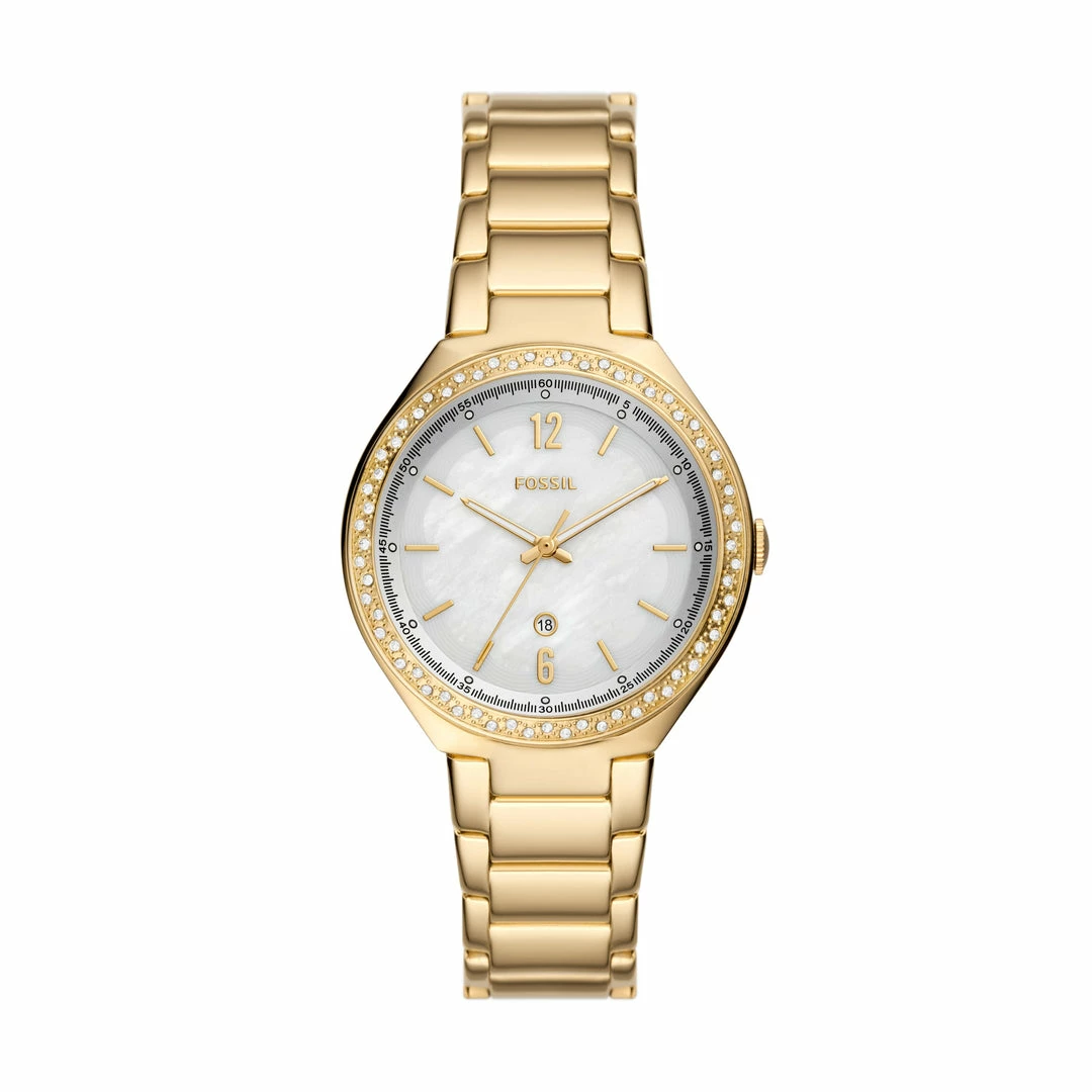 Outlet β Fossil π© Women's Ashtyn Three-Hand Date, Gold-Tone Stainless Steel β Watch βοΈ 3 Outlet β Fossil π© Women's Ashtyn Three-Hand Date, Gold-Tone Stainless Steel β Watch βοΈ