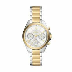 Best Pirce π Fossil π© Women's Modern Courier Chronograph, Two-Tone Stainless Steel β Watch π
