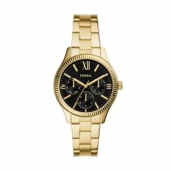 Promo ❤️ Fossil 👩 Women's Rye Multifunction, Gold-Tone Alloy ⌚ Watch 💯