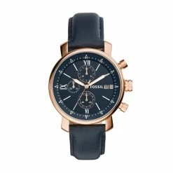 Top 10 👍 Fossil Men's Rhett Chronograph, Rose Gold-Tone Stainless Steel ⌚ Watch 🧨