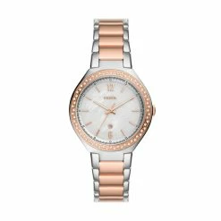 Best Pirce 🎁 Fossil 👩 Women's Ashtyn Three-Hand Date, Stainless Steel ⌚ Watch 😉